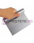 Метален нож шпатула за тесто 15см